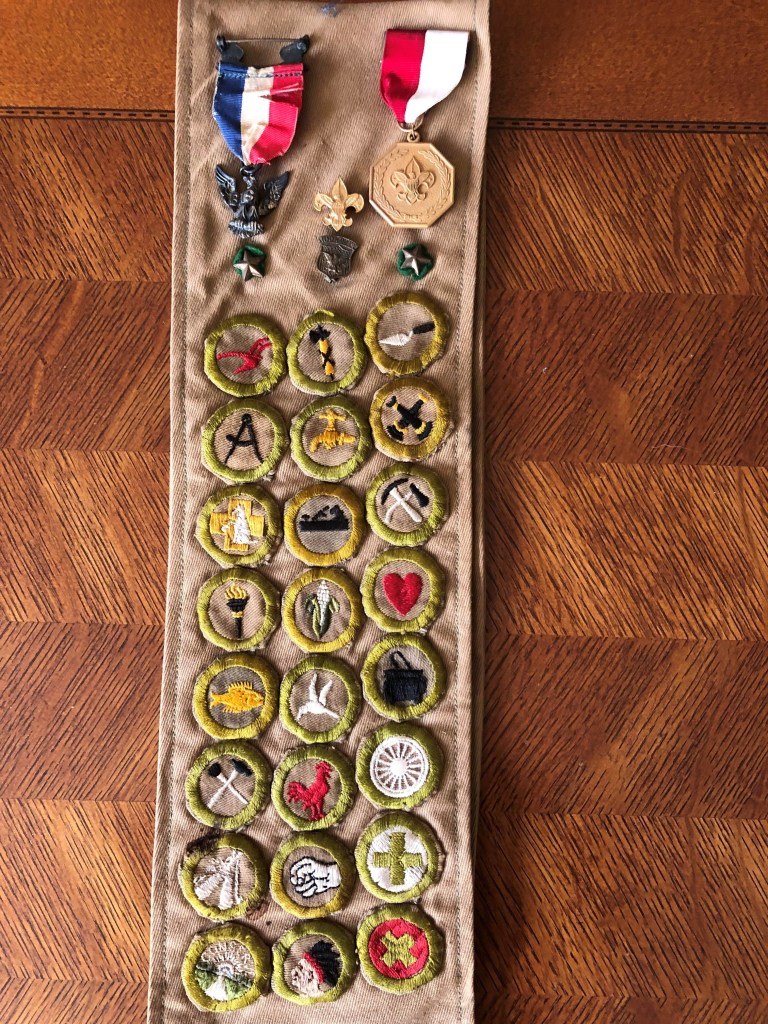 Dads Boyscout sash